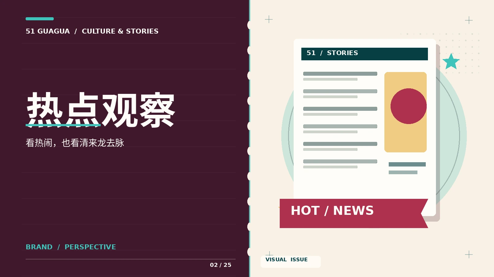 关于51吃瓜专题视觉